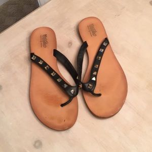 Mossimo studded flip flops